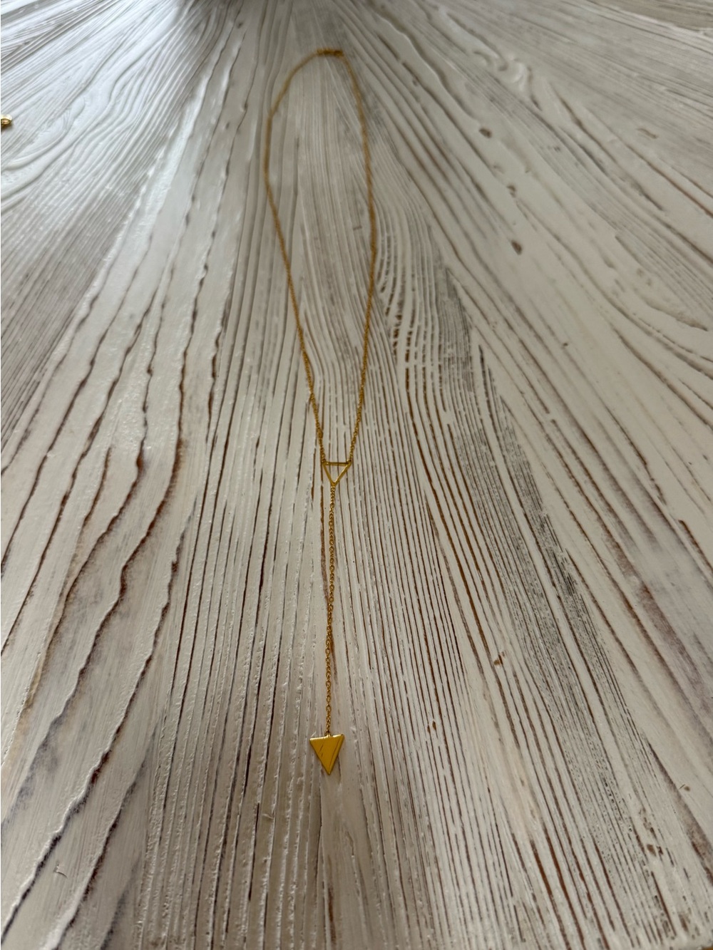 Gorjana Gold Triangle Y Necklace